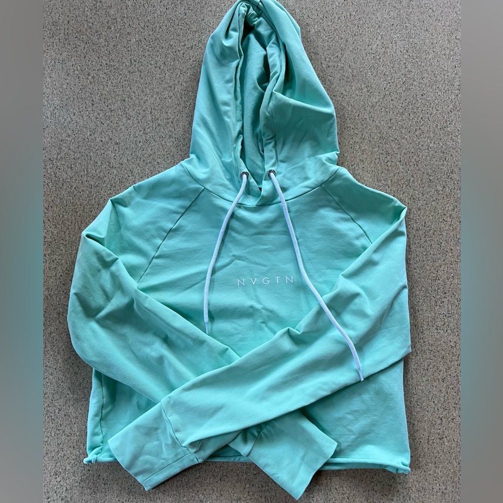NVGTN Raw Cut Hoodie - Mint